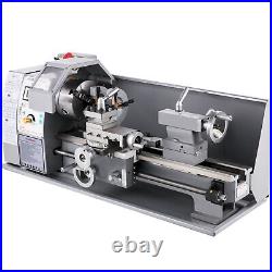 8x16 Mini Metal Lathe with 9 Cutters & 2 Chucks Metal Turning Benchtop