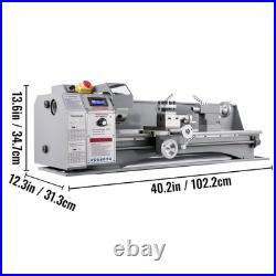 9 × 30 Mini Metal Lathe 1100W Brushless Motor 3 Jaw Chuck 3000Rpm Metalworking