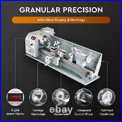 9x24 Mini Metal Lathe 1100W Brushless Motor 3000rpm 3 Jaw Metalworking Machine
