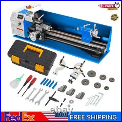 9x24 Mini Metal-Lathe Machine Bench Top Lathe 1100W Brushless Motor 3-Jaw US