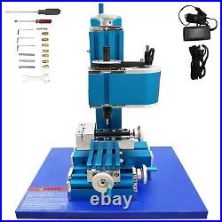 AC100V-240V Mini DIY Tool Benchtop Wood Lathe Metal Drilling & Milling Machine