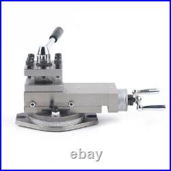 AT300 CNC Mini Metal Lathe Machine Tool Holder Metalworking Tool 80mm Silver New