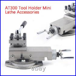 AT300 Lathe Tool Post Assembly Holder CNC Mini Lathe Accessories Metal Change