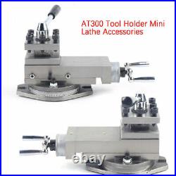 AT300 Metal Change Metalworking Lathe Assembly Tool Holder Mini Lathe Accessory