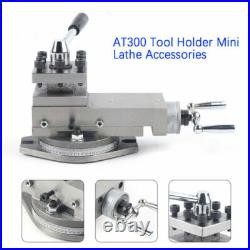 AT300 Metal Change Metalworking Lathe Assembly Tool Holder Mini Lathe Accessory