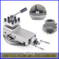 AT300 Metal Change Metalworking Lathe Assembly Tool Holder Mini Lathe Accessory