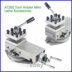 AT300 Mini Lathe Accessory Tool Holder Metal Change Metalworking Lathe Assembly