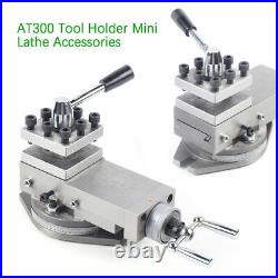 AT300 Mini Lathe Accessory Tool Holder Metal Change Metalworking Lathe Assembly