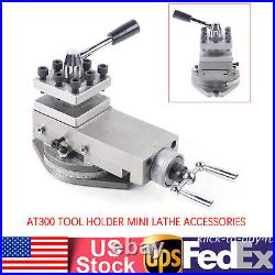 AT300 Mini Lathe Tool Holder Post Assembly Metal Lathe Accessories Bracket 16mm