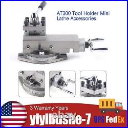 AT300 Mini Lathe Tool Holder Post Assembly Metal Lathe Accessories Bracket 16mm