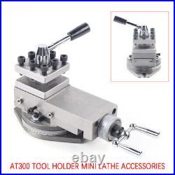 AT300 Mini Lathe Tool Holder Post Assembly Metal Lathe Accessories Bracket 16mm