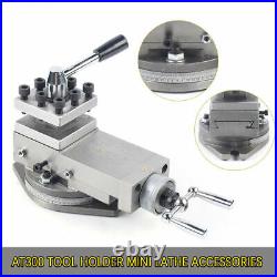 AT300 Mini Lathe Tool Holder Post Assembly Metal Lathe Accessories Bracket 16mm