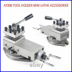 AT300 Mini Lathe Tool Holder Post Assembly Metal Lathe Accessories Bracket USA