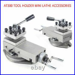 AT300 Tool Holder Mini Lathe Accessory Metal Change Lathe Assembly Equipment