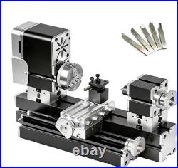 All-Metal Elevated Mini Lathe 50Mm Max Turning Diameter, 36W 20000 RPM, 0.02Mm All-Metal Elevated Mini Lathe 50Mm Max Turning Diameter, 36W 20000 RPM, 0.02Mm