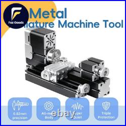 All-Metal Mini Lathe Machine 20,000RPM 36W with 0.02Mm Molded Scale Small 310Mm