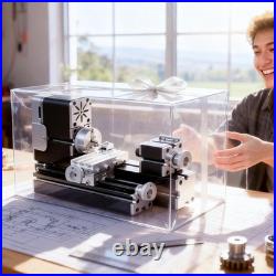All-Metal Mini Lathe Machine, 20,000RPM 36W with 0.02mm Molded Scale Small 310