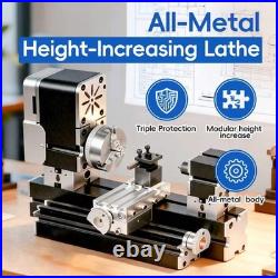All-Metal Miniature Lathe 36W 20000Rpm Didactical Mini Metal Lathe Machine for H