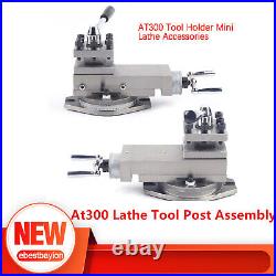 At300 Lathe Tool Post Assembly Metal Working Mini Lathe Accessories 80mm Stroke