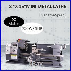 Automatic 750W 8x16 Mini Metal Lathe DC Motor Metalworking Milling DC Motor