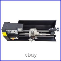 BK260L Precision Metal Bench Lathe Metric/Inch Mini Metalworking Lathe 110V