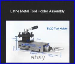 BV20 Mini Lathe Accessories Lathe Metal Tool Holder Assembly Small Carriage Tool