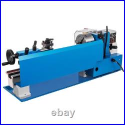 Bench Top Mini Metal Lathe 7x14 Variable Speed Milling Machine with a Lamp