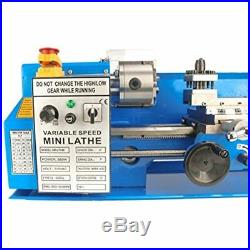 Benchtop Mini Lathe Precision Top Metal Milling 7 X 14 Variable Speed