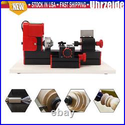 Benchtop Mini Metal Lathe Cutting Machine for DIY Wood Metal 45x135MM 12,000rpm