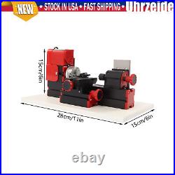 Benchtop Mini Metal Lathe Cutting Machine for DIY Wood Metal 45x135MM 12,000rpm