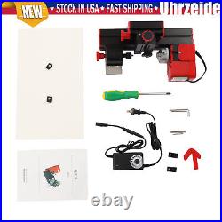 Benchtop Mini Metal Lathe Cutting Machine for DIY Wood Metal 45x135MM 12,000rpm