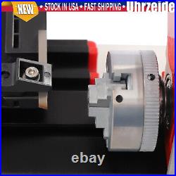 Benchtop Mini Metal Lathe Cutting Machine for DIY Wood Metal 45x135MM 12,000rpm