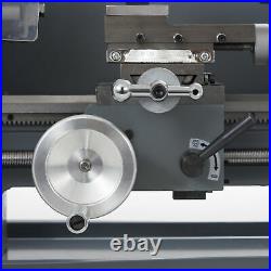 Benchtop Mini Metal Lathe Cutting Machine for Wood and Metal 7x12 550W 2250rpm
