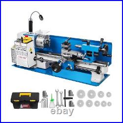 BestEquip Metal Lathe 7x14inch Precision Bench Top Mini Metal Lathe 550W Prec