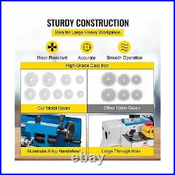 BestEquip Metal Lathe 7x14inch Precision Bench Top Mini Metal Lathe 550W Prec