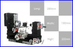 BigPower Mini Metal Rotating Lathe TZ20002MR, 60W 12000r/min Motor, Standardized