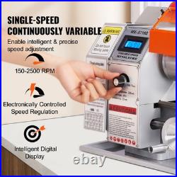 Brushless Metal Lathe 7''x16''/180mm400mm 800W Digital Display Continuously