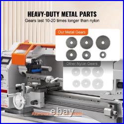 Brushless Mini Metal Lathe Machine 7''x16'' / 180mm400mm 800W Digital Display