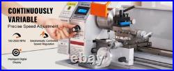 Brushless Mini Metal Lathe Machine 7''x16'' / 180mm400mm 800W Digital Display
