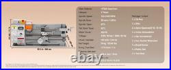 Brushless Mini Metal Lathe Machine 7''x16'' / 180mm400mm 800W Digital Display