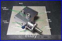 CARRIAGE STOP for Mini Lathe withCalibrated U. S. And Metric Dials