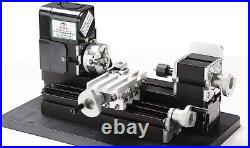 CGOLDENWALL Mini DIY Machine Metal Mini Lathe 24W 20000rpm Teaching Metal Lathe