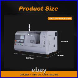 CNC Mini Metal Lathe Machine Siemens 808D Controller Home Fit in Small Location