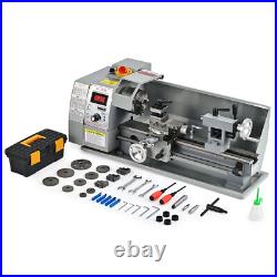 CREWORKS 8x14 Mini Metal Lathe Digital Variable Speed Metalworking 2250rpm 600W