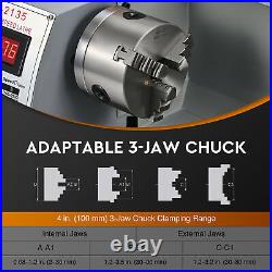 CREWORKS 8x14 Mini Metal Lathe Digital Variable Speed Metalworking 600W 2250rpm