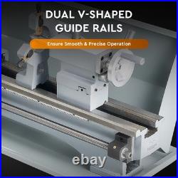 CREWORKS 9x24 Mini Metal Lathe 1100W Brushless Motor 3000rpm Benchtop 3-Jaw