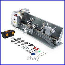 CREWORKS 9x30 Mini Metal Lathe 1100W DC Motor 3000rpm 3-Jaw Chuck LCD Display