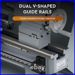 CREWORKS Mini LatheMachine with 3Jaw Chuck and 8x16 2250rpm Max Variable Speed