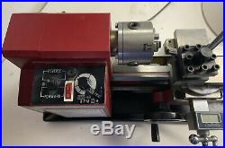 Central Machinery Precision 7x10 Mini Lathe withDigital Readout & All Options