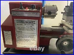 Central Machinery Precision 7x10 Mini Lathe withDigital Readout & All Options